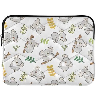 Imagem de Capa para laptop com desenho coala urso folha para laptop para Macbook Pro capa protetora para laptop 14 polegadas bonito 13-14 polegadas universal