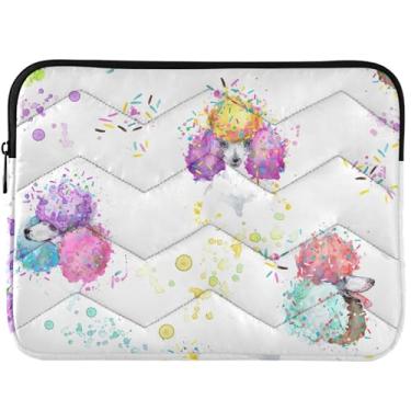 Imagem de Capa protetora para laptop fashion Poodle Dogs, acessórios de computador, design universal, 13-14, capa para laptop
