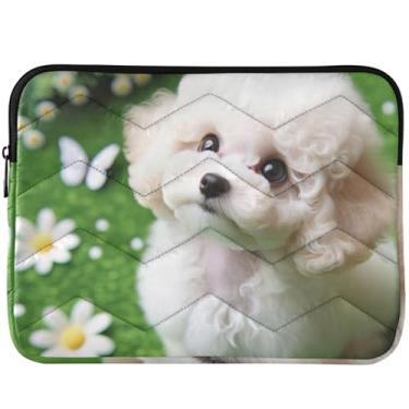 Imagem de Capa acolchoada para laptop com estampa de acessórios de computador para notebook de 14 polegadas