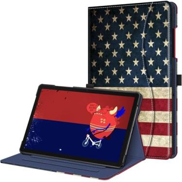 Imagem de Fintie Capa para Samsung Galaxy Tab A9 Plus/A9+ 5G 11 polegadas modelo 2023 (SM-X210/X216/X218), capa traseira com suporte inteligente de visualização em vários ângulos com bolso despertar/hibernar