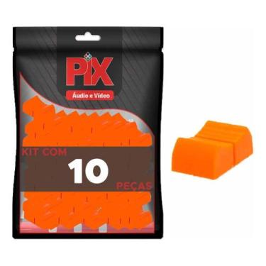 Imagem de 10X Botão Knob Mesa De Som - Medidas Nas Fotos - Laranja - PIX