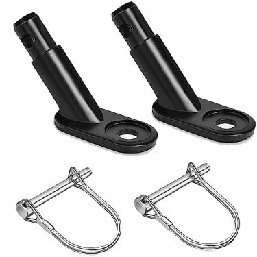 Imagem de Suporte traseiro de bicicleta de gato gordo de aço para reboque de bicicleta, adaptador de montagem de engate para a maioria das bicicletas de ciclismo, suporte traseiro para bicicleta, acessório para bicicleta, 2 Pack