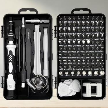 Imagem de Conjunto de chaves de fenda de precisão 115 em 1 | Pontas Torx Triwing para telefone, laptop, kit de reparo de eletrônicos RC A