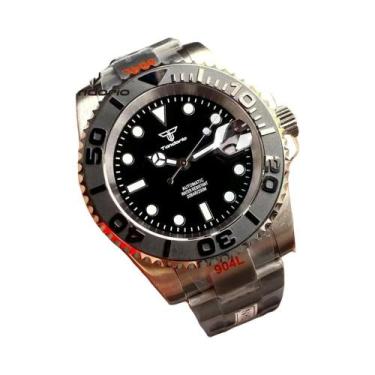 Imagem de Relógio De Mergulho Masculino De Aço Inoxidável 40mm Tandorio NH35 Mos