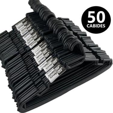 Imagem de Cabide Adulto Kit C/ 50 Cabides Para Roupas - JR PLASTIC