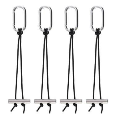 Imagem de Adkoat 4 peças de tiras de balde para barracas de cavalo: gancho de suporte de balde resistente e tiras de nylon ajustáveis para balde de água, redes de feno, alimentadores - trailer, celeiro