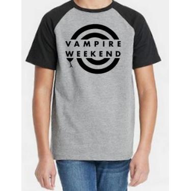 Imagem de Camiseta Infantil Vampire Weekend, Cinza / 10
