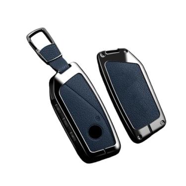 Imagem de Capa de chave de liga de carro compatível com BMW X1 U11 X7 G07 XM G09 I7 7 Series G70 LCI IX I20 U06 G81 M3 2023 Acessórios para chaveiro protetor(StyleF)