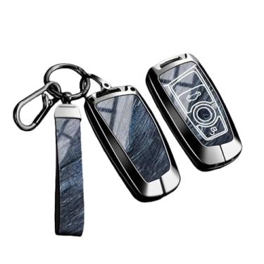 Imagem de Capa de chave de carro de couro de liga de zinco compatível com BMW F20 G20 G30 X1 X3 X4 X5 G05 X6 X7 G11 F15 F16 G01 G02 F48 Acessórios para automóveis((B3) 2)