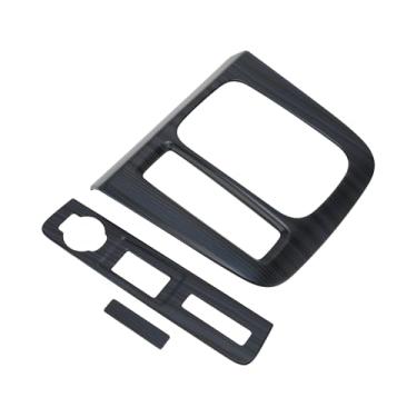 Imagem de TUCKBOLD Capa de acabamento do painel de mudança de marchas de controle central para Honda CR-V 2023-2025 Controle de mudança de marchas adesivo painel anti-arranhões preto grão de madeira guarnição