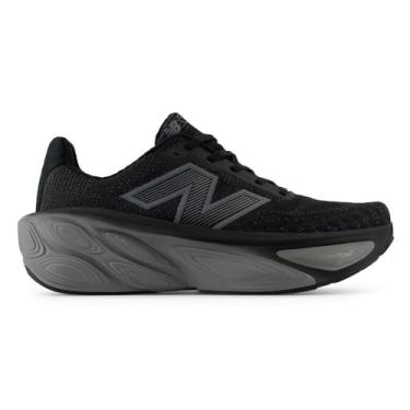 Imagem de New Balance Fresh Foam X More V5 Tênis de corrida masculino, Preto/linho/prata metálico, 39