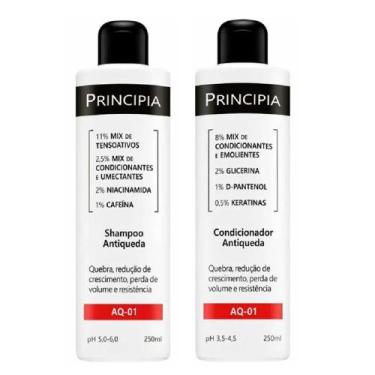 Imagem de Kit Principia Shampoo Antiqueda AQ-01 250ml+Condicionador Antiqueda AQ