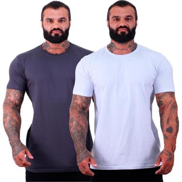 Imagem de Kit 2 Camisetas Tradicional Masculina MXD Conceito Fio 40.1 Cotton Premium-Masculino