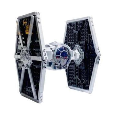 Imagem de Blocos De Montar MOC Tie Fighter Star Wars Para Meninos, 450 Peças, Br