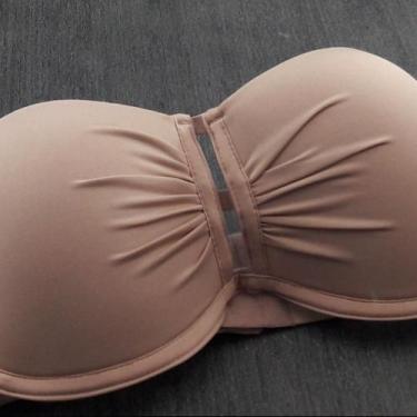 Imagem de Sutiã Plus Size sem alça Reforçado - sollbella store, Chocolate, 54
