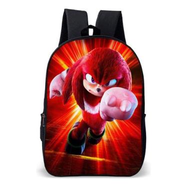 Imagem de Mochila Infantil Escolar Simples Novidade Jogo Soni Corrida Lançamento