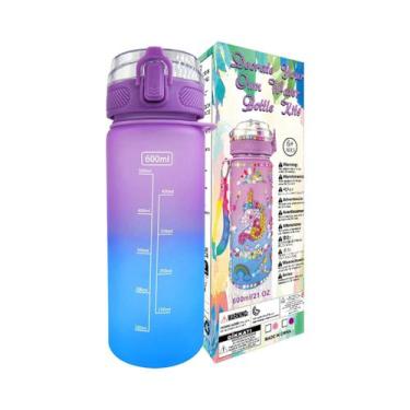 Imagem de Kit De Pintura De Garrafa De Água Sereia Para Meninas De 4 a 10 Anos, 