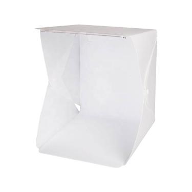 Imagem de Mini Estúdio Fotográfico Portátil 20cm com Luzes de LED