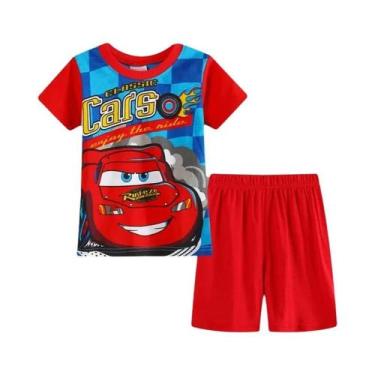 Imagem de Conjunto De Pijamas De Verão Para Crianças Meninos E Meninas Em Algodã