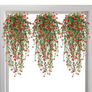 Imagem de Decoração de | Plantas de flores falsas multicoloridas, flores decorativas de falso realista, , resistente a UV para cozinha interna, festa, casamento, sala de estar, escritório