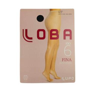 Imagem de Meia Calça Lupo 05870-002 Loba Fio 6 Fina Invisível, Preto, G