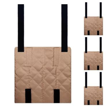 Imagem de Escadas de beliche – 4 peças com alças ajustáveis antiderrapantes | Almofadas de degraus para camas de dormitório universitário - para suporte de segurança e conforto em casa, dormitório, loft