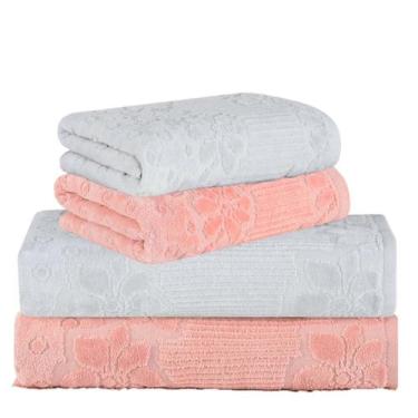 Imagem de Kit Toalhas Banho Buddemeyer 4 Peças Lollipop