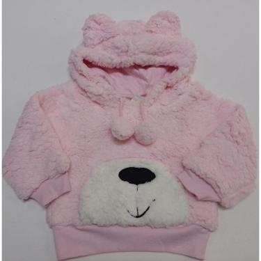 Imagem de Casaco Pelo Forrado Duplo Bebê Menina Inverno Lessa B8862-Feminino