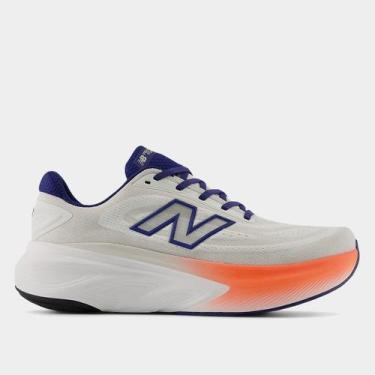 Imagem de Tênis New Balance Fresh Foam x More V6 Masculino, Branco, Marinho, 42