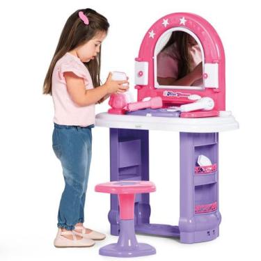 Imagem de Penteadeira Infantil, Miss Glamour, Com Acessórios, Ta Te Ti