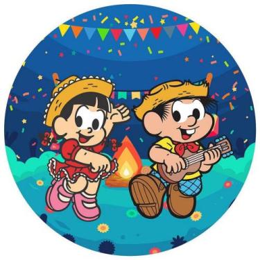 Imagem de Painel Festa Redondo 3d Chico Bento Sublimação 1,50M - Fantasia Bras