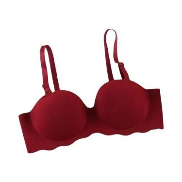 Imagem de Sutiã Sexy Feminino Sem Costura E Sem Fio Com Alças Conversíveis Em Co