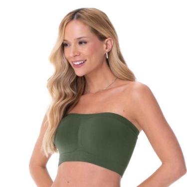 Imagem de Top Faixa sem Costura Alcaparra - Zee Rucci, M