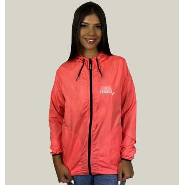 Imagem de Jaqueta Corta Vento Academia Feminino WSS Brasil Gym Rotina, Rosa, G