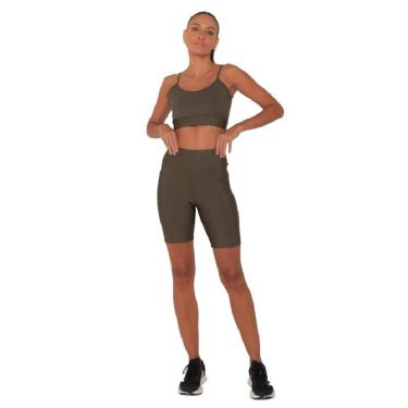 Imagem de Bermuda Amei Sport Basic com Bolso - Verde Oliva-Unissex