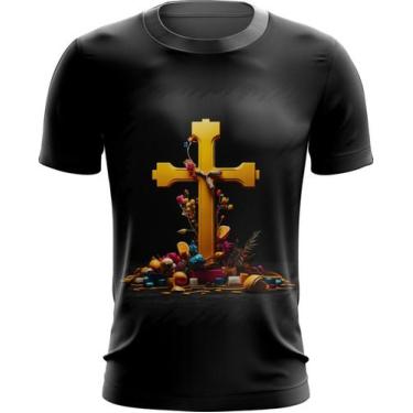 Imagem de Camiseta Dryfit da Cruz de Jesus Igreja Fé 24 - Kasubeck Store®, P