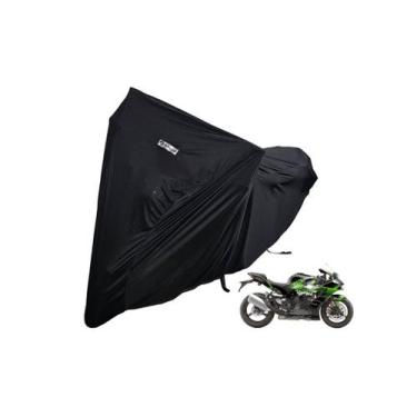 Imagem de Capa Moto Tecido Lycra Ninja 250r / 650r / Zx6r - Kahawai