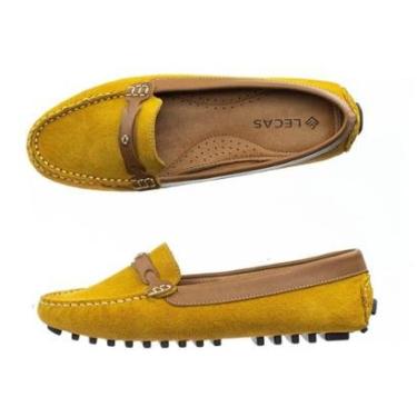 Imagem de MOCASSIM FEMININO CAMURÇA COURO FORRADO 15207 MOST-Feminino
