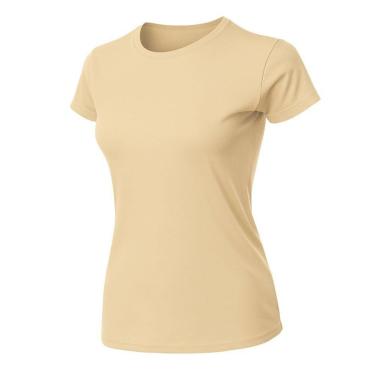 Imagem de Blusa Feminina Camiseta Lisa Básica Algodão Baby Look-Feminino