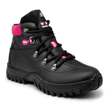Imagem de Bota Coturno Feminino Cano Curto Segurança Trilha Conforto Resistência