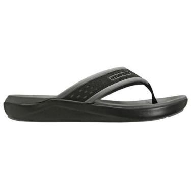 Imagem de Chinelo Masculino Olympikus 54827630 921, Preto, Chumbo, 39/40