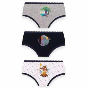 Imagem de Calcinhas Lupo Wish Biquíni Menina 18204-089, PP, Cinza mescla