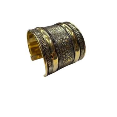 Imagem de Bracelete Metal Dourado Indiano - Loja da Índia