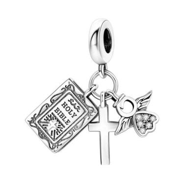 Imagem de Pulseira Feminina De Prata Esterlina 925 Com Pingentes De Cachorro, Co