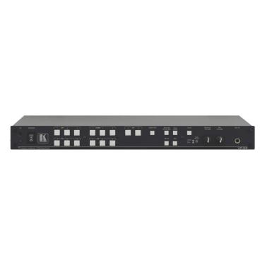 Imagem de Seletor Multi Formato Kramer VP-28 com 14 Entradas e Múltiplas Saídas para Áudio e Vídeo 100-240VAC
