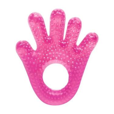 Imagem de Mordedor com Água Mãozinha Buba BPA Free Massageador Gengiva Cor:Rosa,