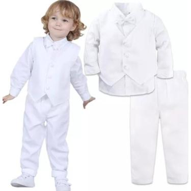 Imagem de Terno Branco Page /Batizado / Menino *** Tam 3 anos***
