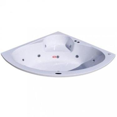 Imagem de Banheira Hidromassagem Astra Copacabana Luxo 143CMX189CMX43CM - 04 Jat