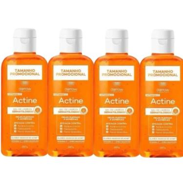 Imagem de Kit 4 Gel de Limpeza Facial Darrow Actine Pele Oleosa 120g