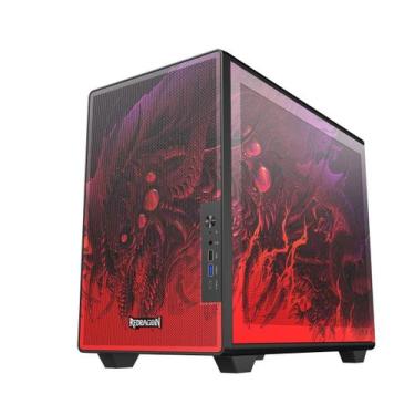 Imagem de Gabinete gamer redragon strafe neo s/f preto ca-617b